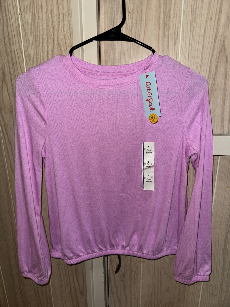 Cat & Jack Long Sleeve Tee In Light Pink
